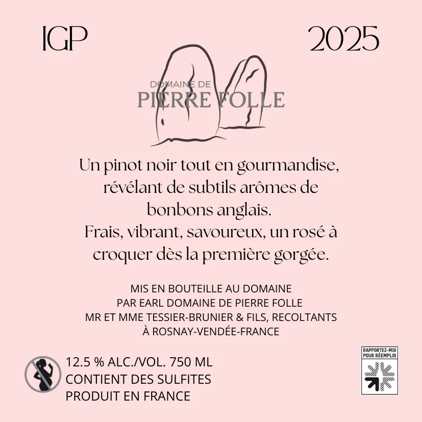 Rosé à croquer 6 bouteilles (igp)